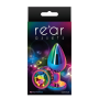Радужная анальная пробка REAR ASSETS RAINBOW, M