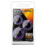 Набор эрекционных колец STAY HARD BEADED PURPLE