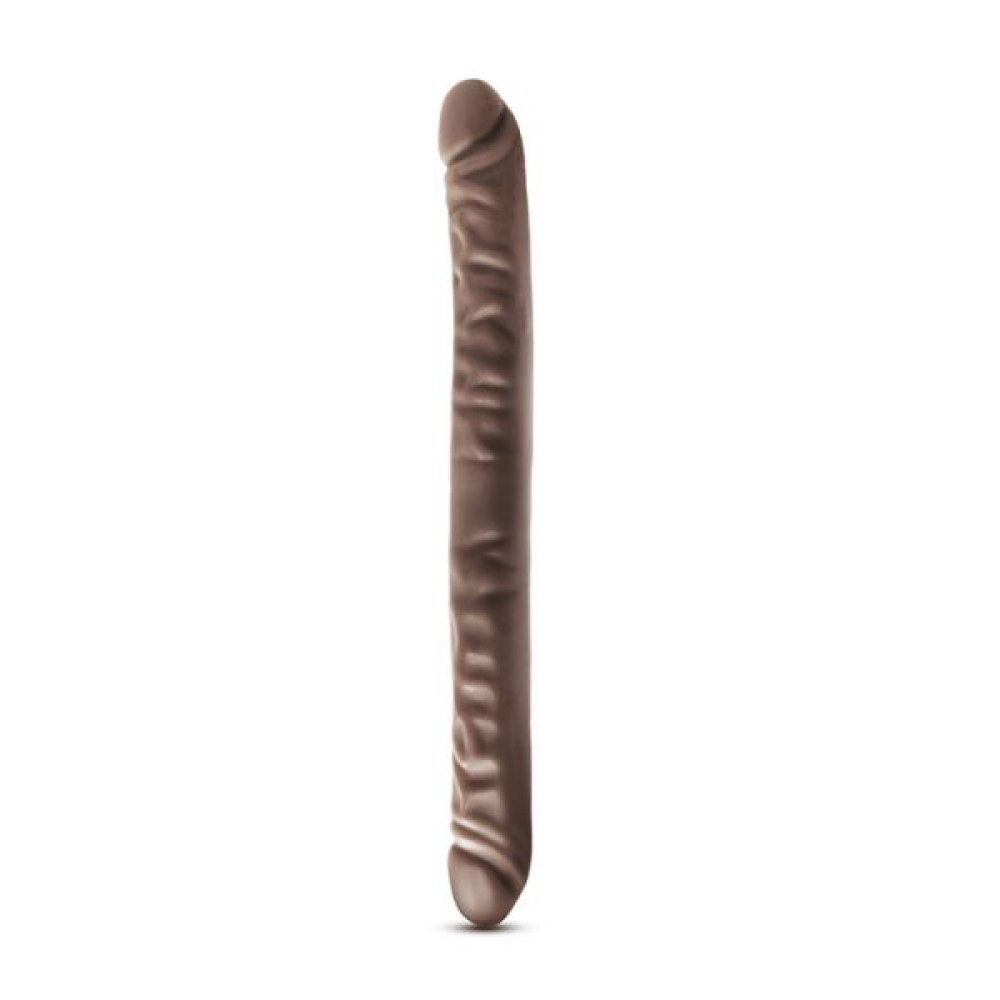 Двойной фаллоимитатор DR SKIN 18INCH CHOCOLATE