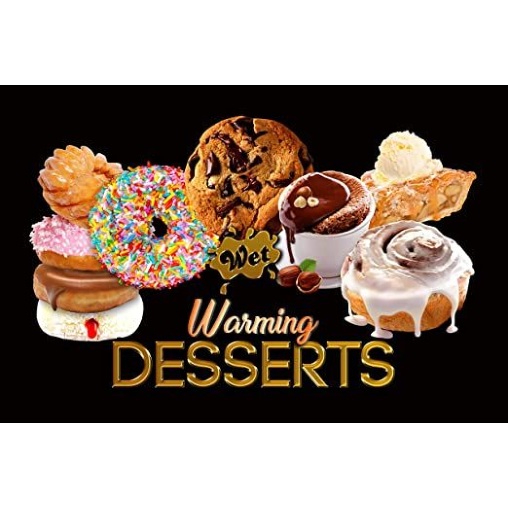 Съедобный лубрикант 4 в 1 WET Warming Desserts Slow Baked Hazelnut (со вкусом суфле и ореха) 30 мл