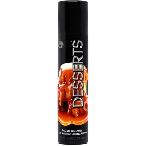 Съедобный лубрикант WET Desserts Salted Caramel (соленая карамель), 30мл