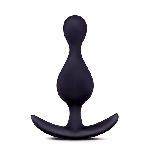 Анальный плаг ANAL ADVENTURES PLATINUM WAVE BLACK