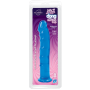 Фаллоимитатор Doc Johnson Jelly Jewels Dong & Suction Cup Blue, диаметр 3,6см, антибактериальный ПВХ