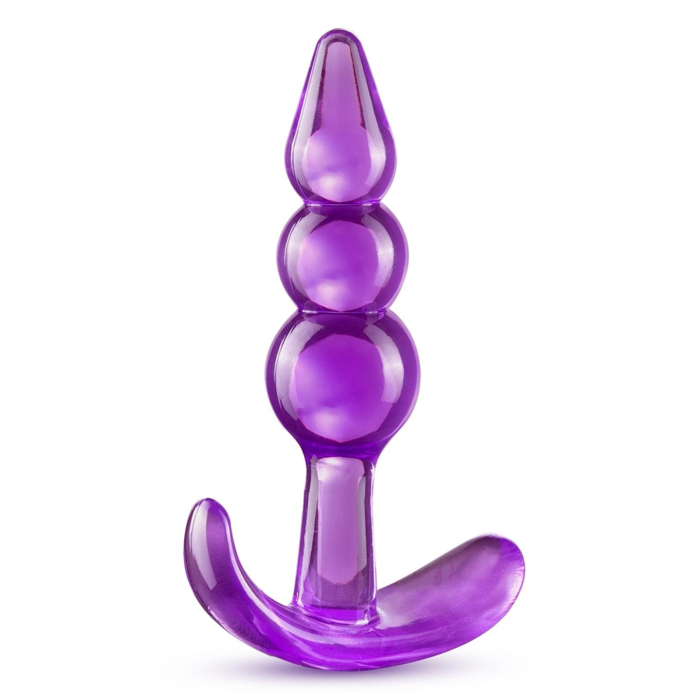 Анальный плаг B YOURS TRIPLE BEAD ANAL PLUG PURPLE