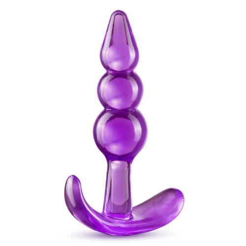 Анальный плаг B YOURS TRIPLE BEAD ANAL PLUG PURPLE