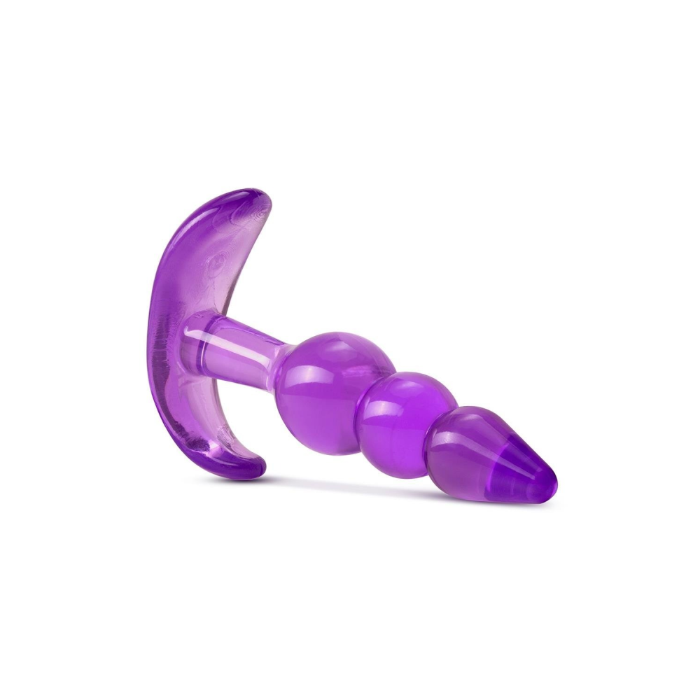 Анальный плаг B YOURS TRIPLE BEAD ANAL PLUG PURPLE