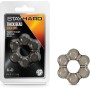 T331506 Эрекционное кольцо STAY HARD THICK BEAD COCK RING BLACK