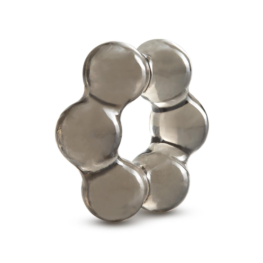 T331506 Эрекционное кольцо STAY HARD THICK BEAD COCK RING BLACK
