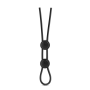 Регулируемое эрекционное кольцо STAY HARD DOUBLE LOOP BLACK