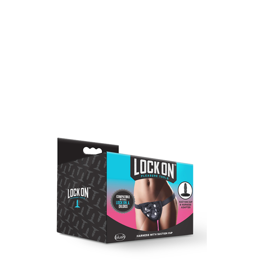 Трусики для страпона LOCK ON STRAP ON HARNESS BLACK