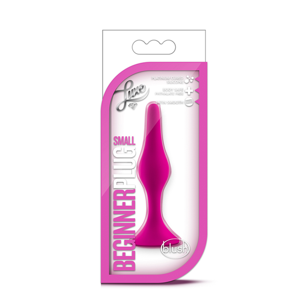 T331143 Маленькая анальная пробка LUXE BEGINNER PLUG Small, PINK