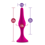 T331143 Маленькая анальная пробка LUXE BEGINNER PLUG Small, PINK