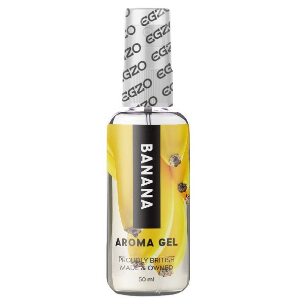 Съедобный гель-лубрикант EGZO AROMA GEL - Банан, 50 мл
