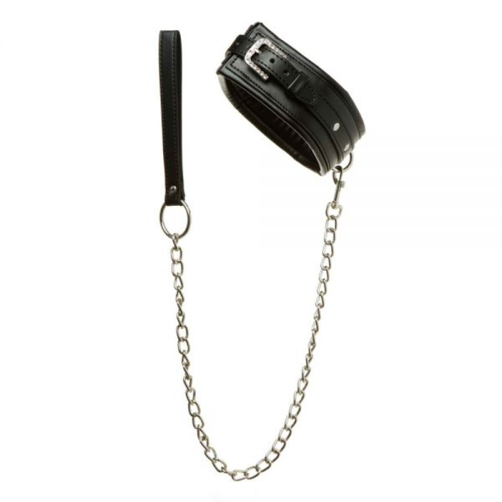 Ошейник с поводком Luxury Fetish Rivet and Style