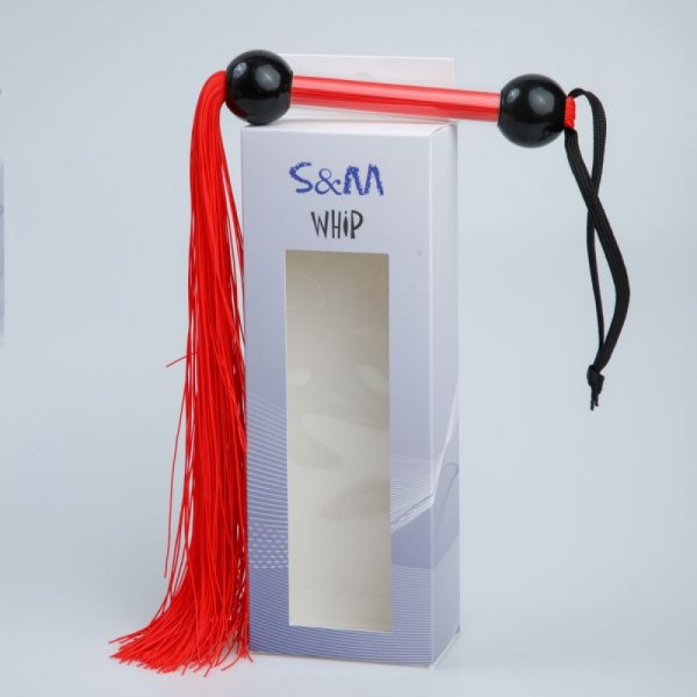 F61412 Плетка из силикона FLOGGER RED