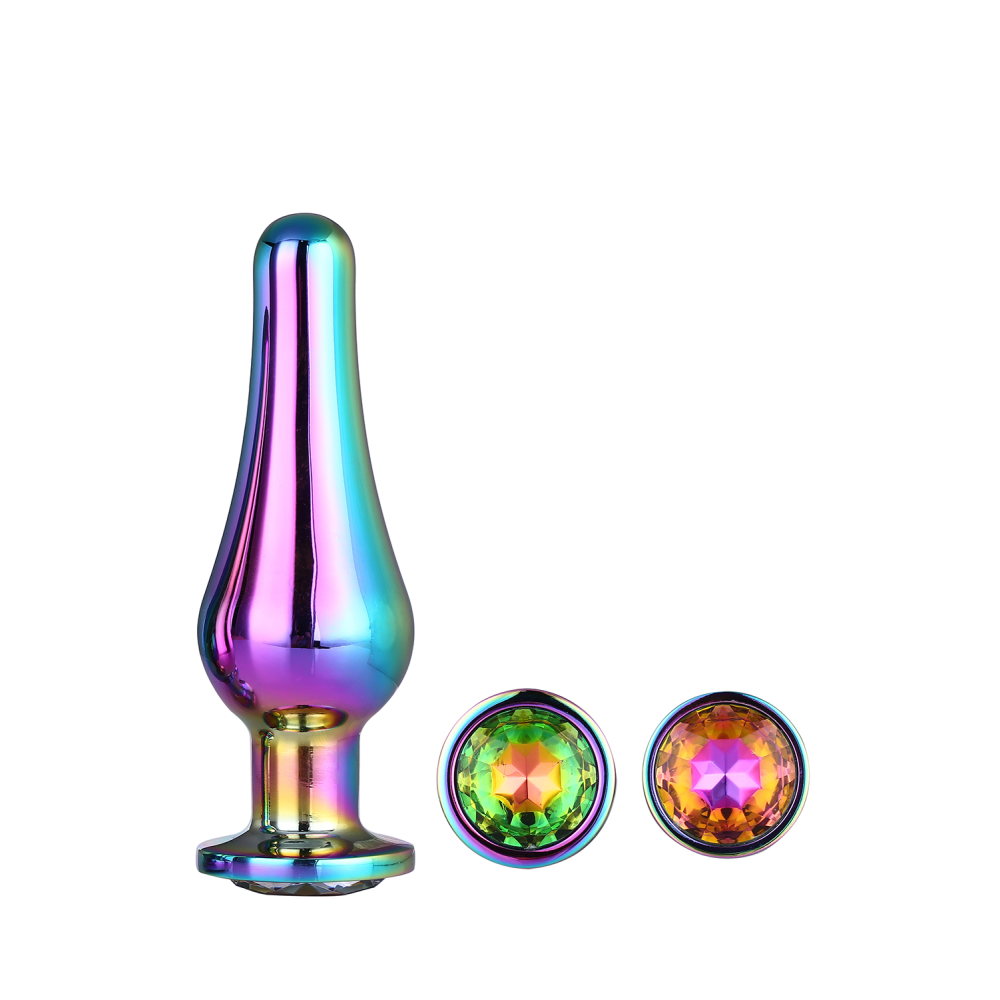 DT21873 Набор анальных пробок конической формы Dream Toys GLEAMING LOVE PLEASURE SET MULTICOLOUR