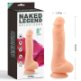 Фаллоимитатор реалистичный Chisa Naked Legend Gold Digger на присоске, бежевый