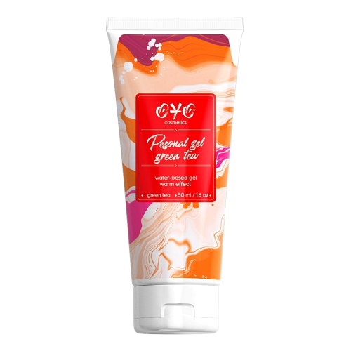 Лубрикант на водной основе с согревающим эффектом OYO Personal Gel Green Tea