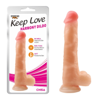 Фаллоимитатор Chisa Keep Love Harmony Dildo с мошонкой на присоске