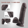 Фаллоимитатор коричневый Chisa Fashion Dude 7.9 Cock на присоске