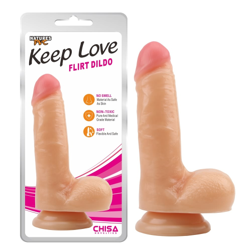 Фаллоимитатор реалистичный Chisa Keep Love Flirt Dildo на присоске