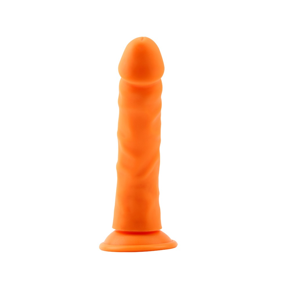 Фаллоимитатор реалистичный на присоске Chisa Delux Pure Nature Steven.R-Orange, оранжевый