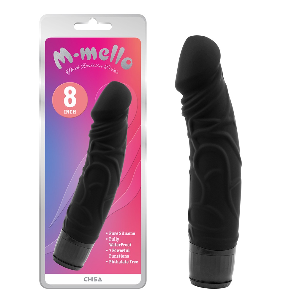 Вибратор реалистичный Chisa M-Mello, черный