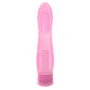 Вибратор рельефный на батарейках Chisa Crystal Jellie, розовый