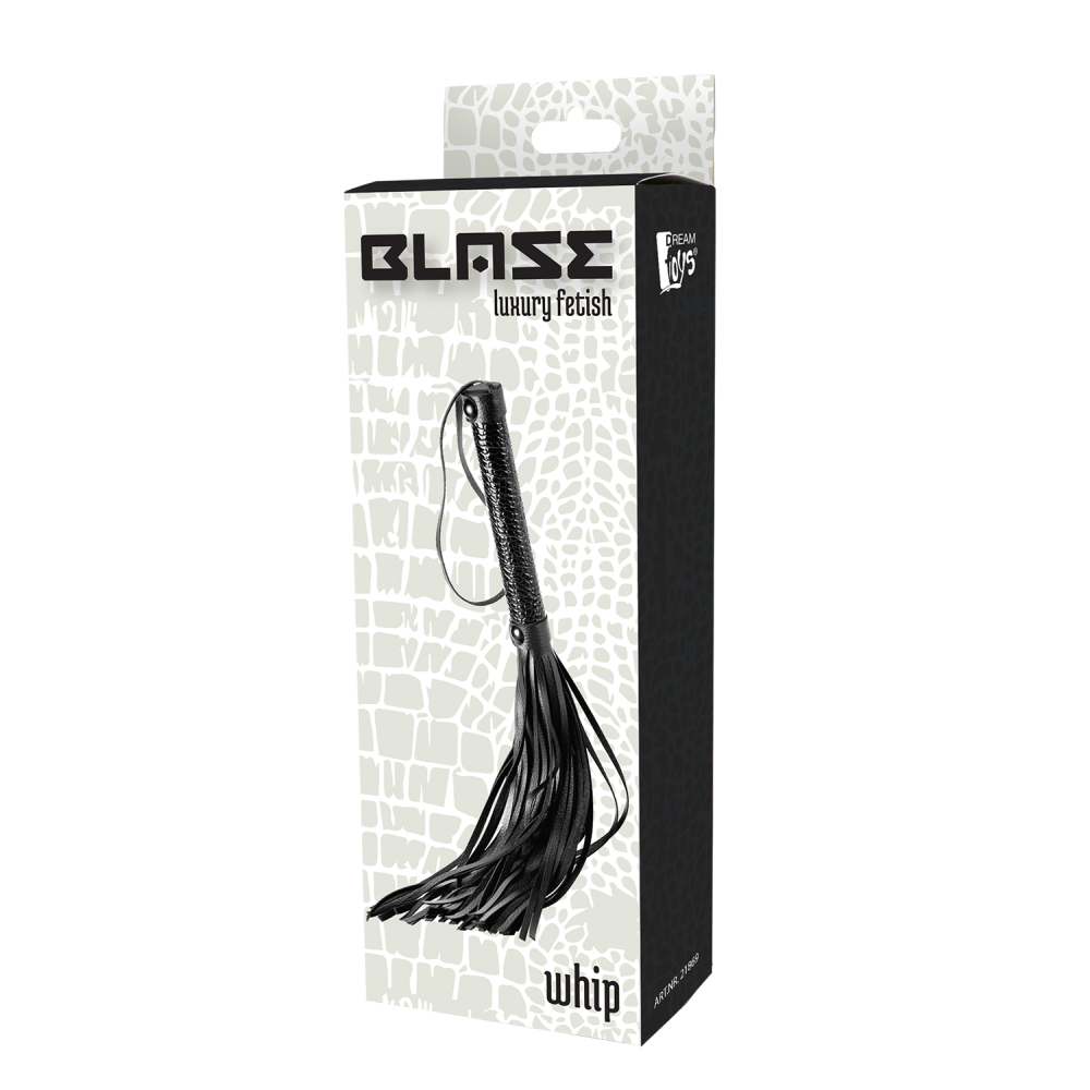 Флогер BLAZE LUXURY WHIP CROCO BLACK