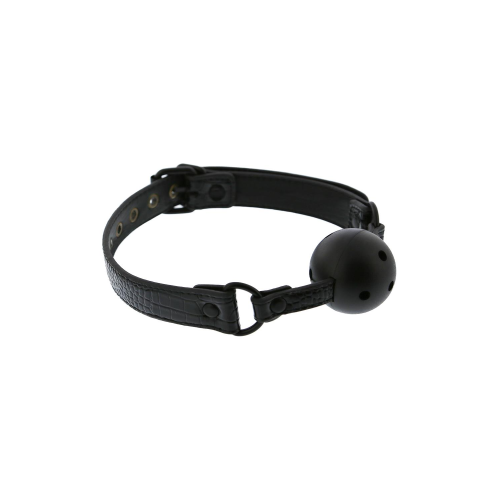 Кляп 4,7 см BLAZE LUXURY BALL GAG CROCO BLACK