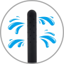 Насадка для анального душа Chisa Black Mont, черная