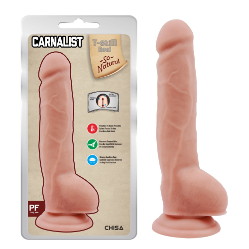 Фаллоимитатор с хребтом Chisa T-skin ReaL, телесный
