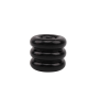 Широкое эрекционное кольцо из трех ярусов Chisa GK Power Triad Cock Ring, черное