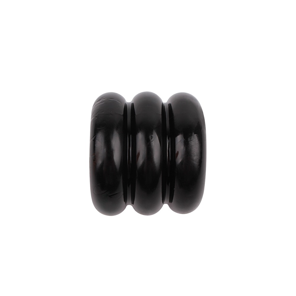 Широкое эрекционное кольцо из трех ярусов Chisa GK Power Triad Cock Ring, черное