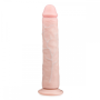 Фаллоимитатор EasyToys Realistic Dildo - 28,5 cm БЕЖЕВЫЙ
