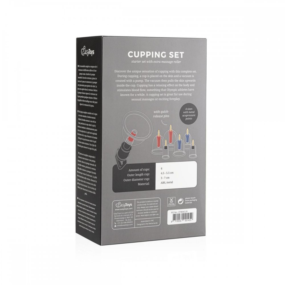 Набор вакуумных помп для сосков Easytoys Cupping Set