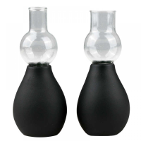 Вакуумные стимуляторы для сосков EasyToys Black