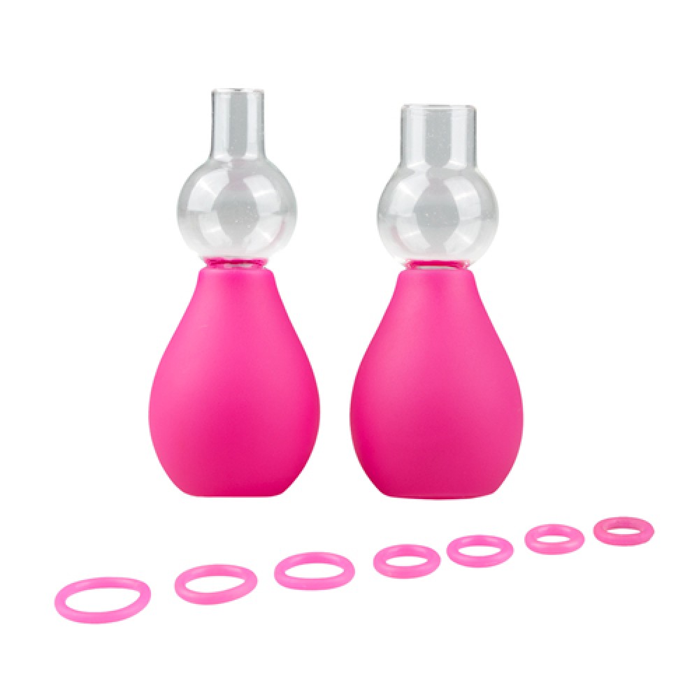 Вакуумные стимуляторы для сосков EasyToys Pink