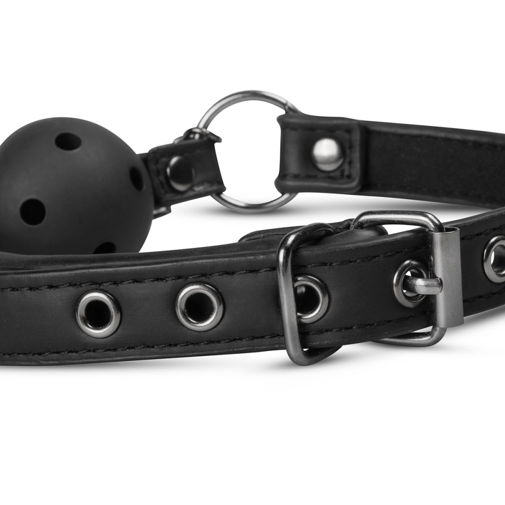 Кляп с зажимами на соски Open Ball Gag With Nipple Clamps