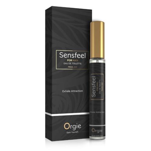 Мужская туалетная вода SENSFEEL + афродизиак, 10 мл эффективная феромон-технология Orgie