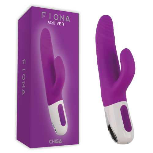 Вибратор кролик Chisa Fiona Royal Scepter с фрикциями, фиолетовый