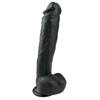 Фаллоимитатор Гигант EasyToys Black, 26.5 х 4.8 см
