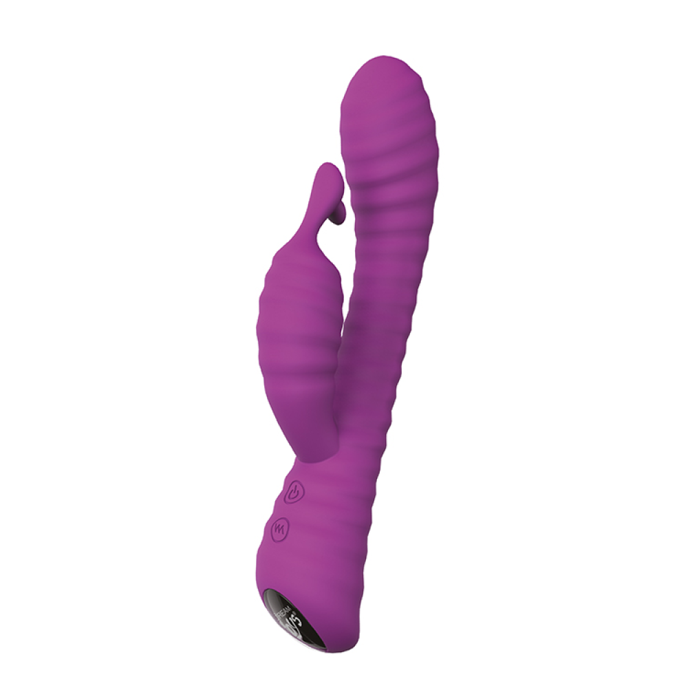 Двойной вибратор Dream Toys VIBES OF LOVE HONEY BEE PURPLE