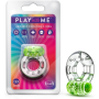 Эрекционное виброкольцо PLAY WITH ME AROUSER VIBRATING C-RING GREEN