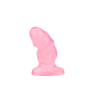 Рифленная анальная пробка Chisa Hi-Rubber Raging Mini Plug, розовая