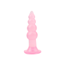 Рифленная анальная пробка Chisa Hi-Rubber Bumpy Butt Plug