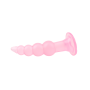 Рифленная анальная пробка Chisa Hi-Rubber Bumpy Butt Plug