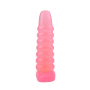 Большая анальная пробка Chisa Hi-Rubber Chubby розовая