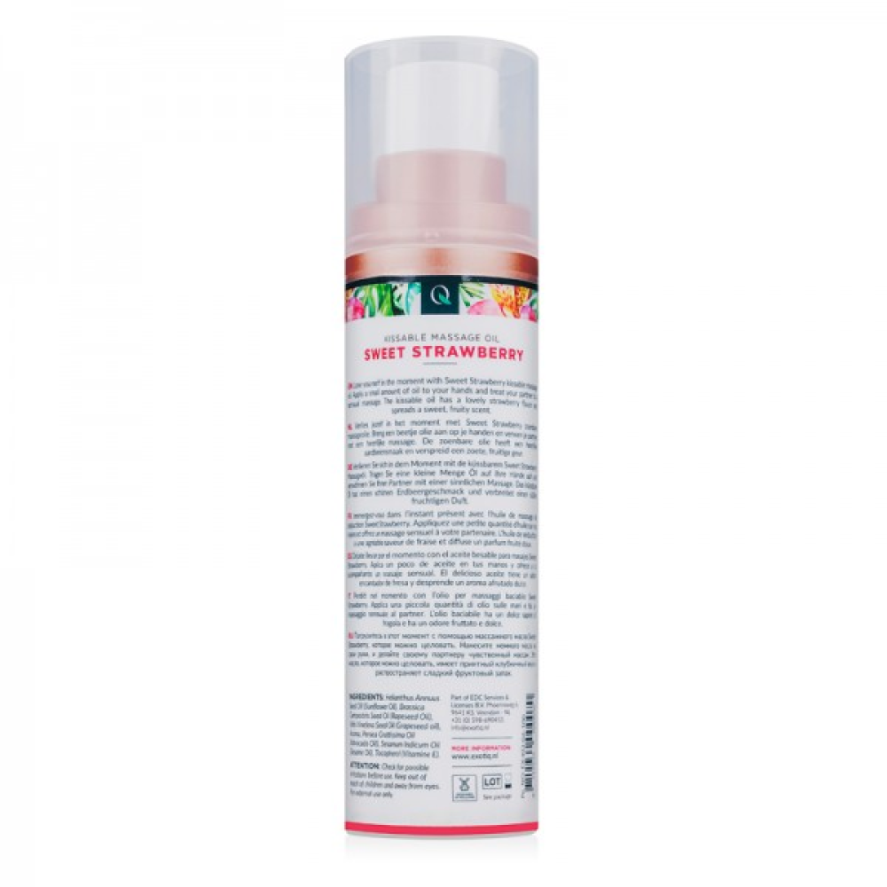 Массажное масло Exotiq Massage Oil Sweet Strawberry 100 мл
