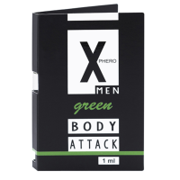 Пробник духи с феромонами мужские Aurora X-PHERO MEN Grreen 1ml.